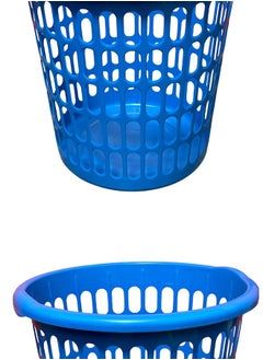YOLO 20 Liter Round Tall Laundry Bin -Blue  - Image 3
