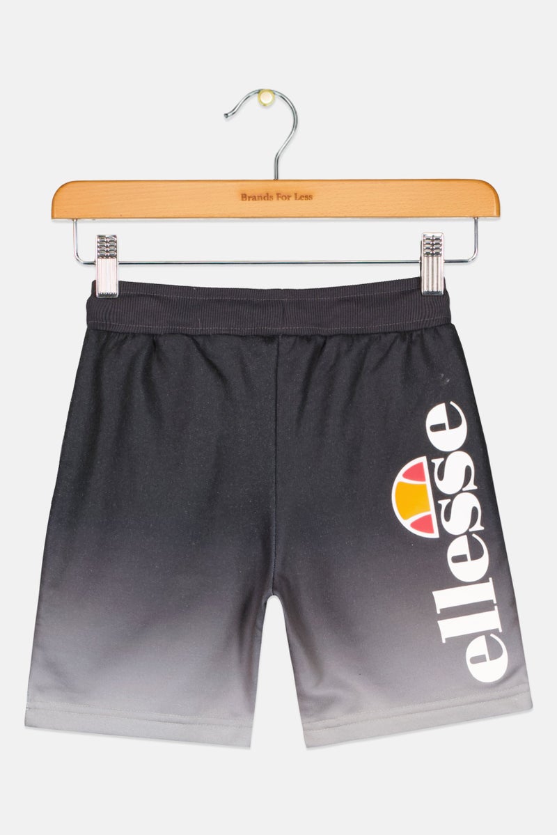 Ellesse Toddlers Boy Brand Logo Shorts, Black - Image 2