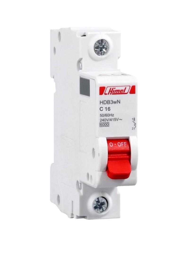 Himel Miniature Circuit Breaker 1P - 1 Piece (16 A)