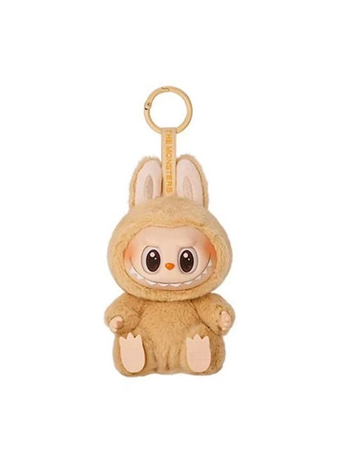 LABUBU Heart Macaron Second-Generation Plush Toy Doll, Plush Vinyl Blind Box And Keychain To Enjoy A High-Quality Collection Experience, 1 Box To Enjoy A Fashionable Appearance, The Second-Generation Designated Brown (Only 1PC)