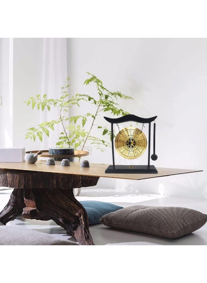 زين فن النحاس فنغ شوي سطح المكتب غونغ مع الوقوف ديكور آسيوي للمكتب المنزلي علامات زودياك الصينية - Image 4