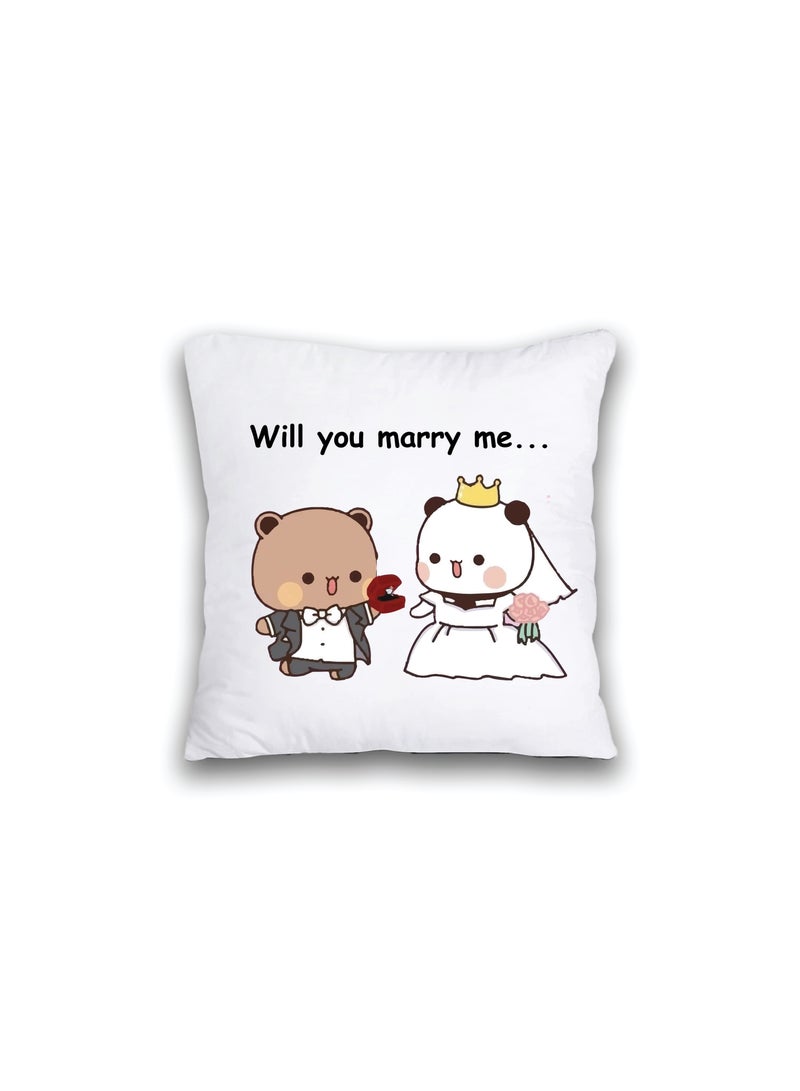 HappyDay Pillow-Gift for Boyfriend-Gift for Girlfriend -Future Husband and Future Wife Pillow - Image 1