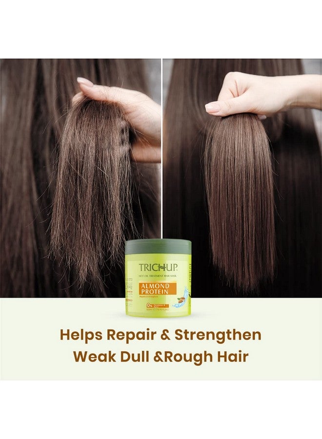 تريشوب قناع الشعر ببروتين اللوز (500 مل) يعمل على إصلاح الشعر التالف والخشن، ويستعيد النعومة والبريق الطبيعي - Image 5