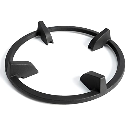 Charbrofire Wok Ring, Replacement Parts Cast Iron Wok Support Ring for Gas Stove Burner Grate Samsung, GE, Kitchenaid, LG, Whirlpool, Frigidaire, Kenmore Etc Gas Stove Stand Rack Accessories - Image 1
