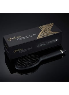 ghd Glide Hot Air Hair Brush Professional Smoothing Blow Dryer, Ceramic Hair Straightener, Styler, And Blow Dry Brush Black  - Image 2