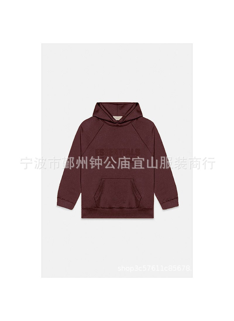 Generic - 2023 SS Hoodie Silicone FOG Print Essentials Gray Black - Image 1