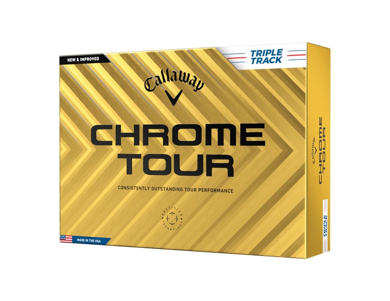 Callaway Golf Chrome Tour Golf Balls (Triple Track (White) - Image 1