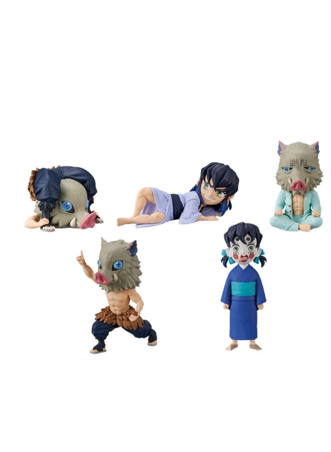 Demon Slayer Kimetsu No Yaiba World Collectable Figure Inosuke Hashibira Collection by Banpresto (1 Random)