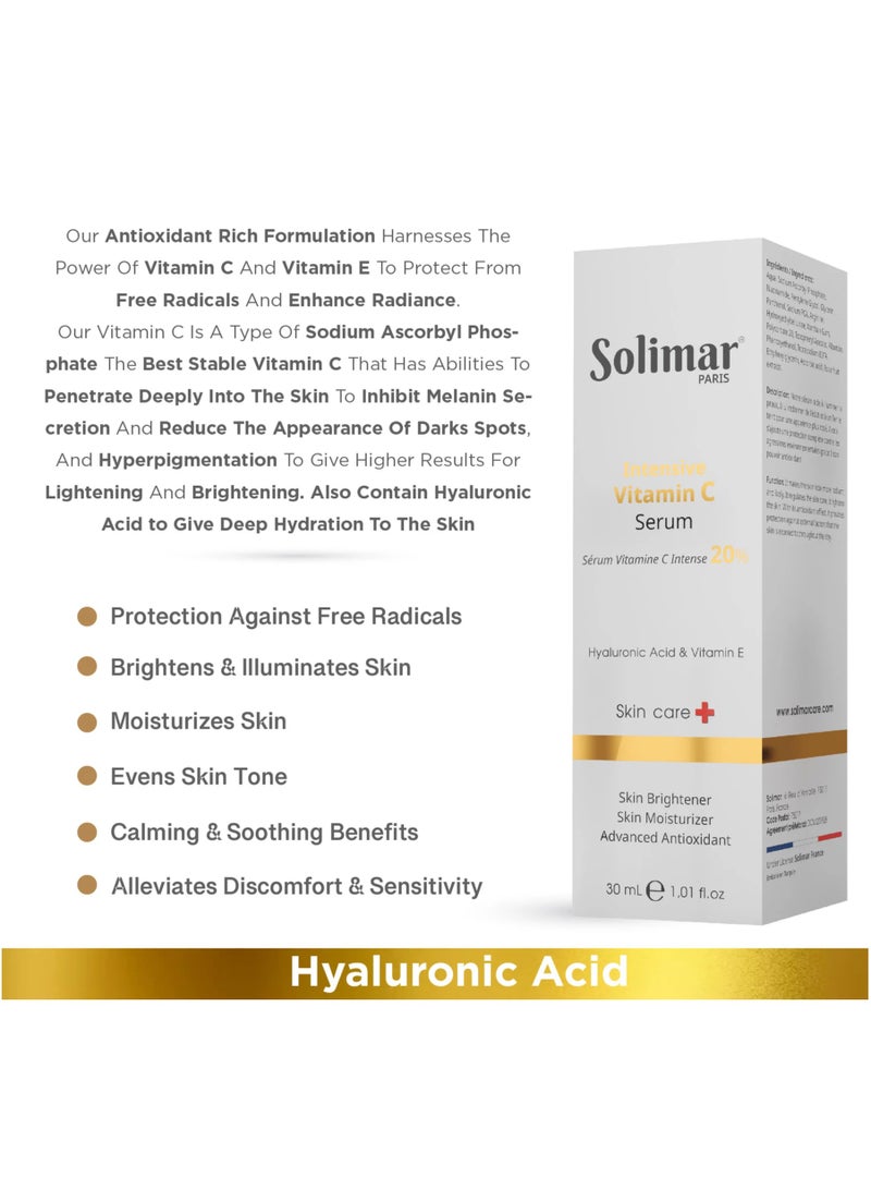 Solimar Paris سيروم فيتامين سي المكثف من سوليمار باريس – سيروم للوجه مضيء ومضاد للأكسدة، 30 مل - Image 4
