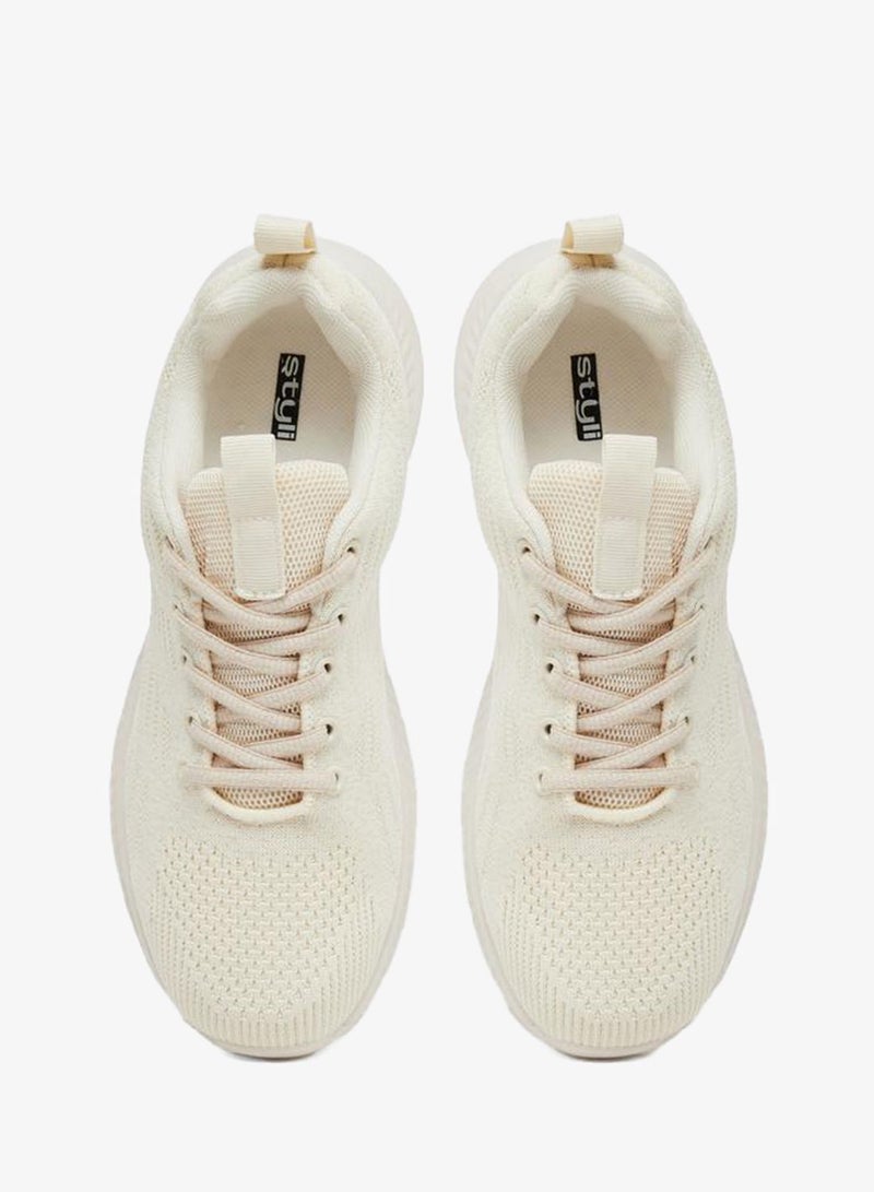 Styli Active Knitted Lace Up Sneakers - Image 5