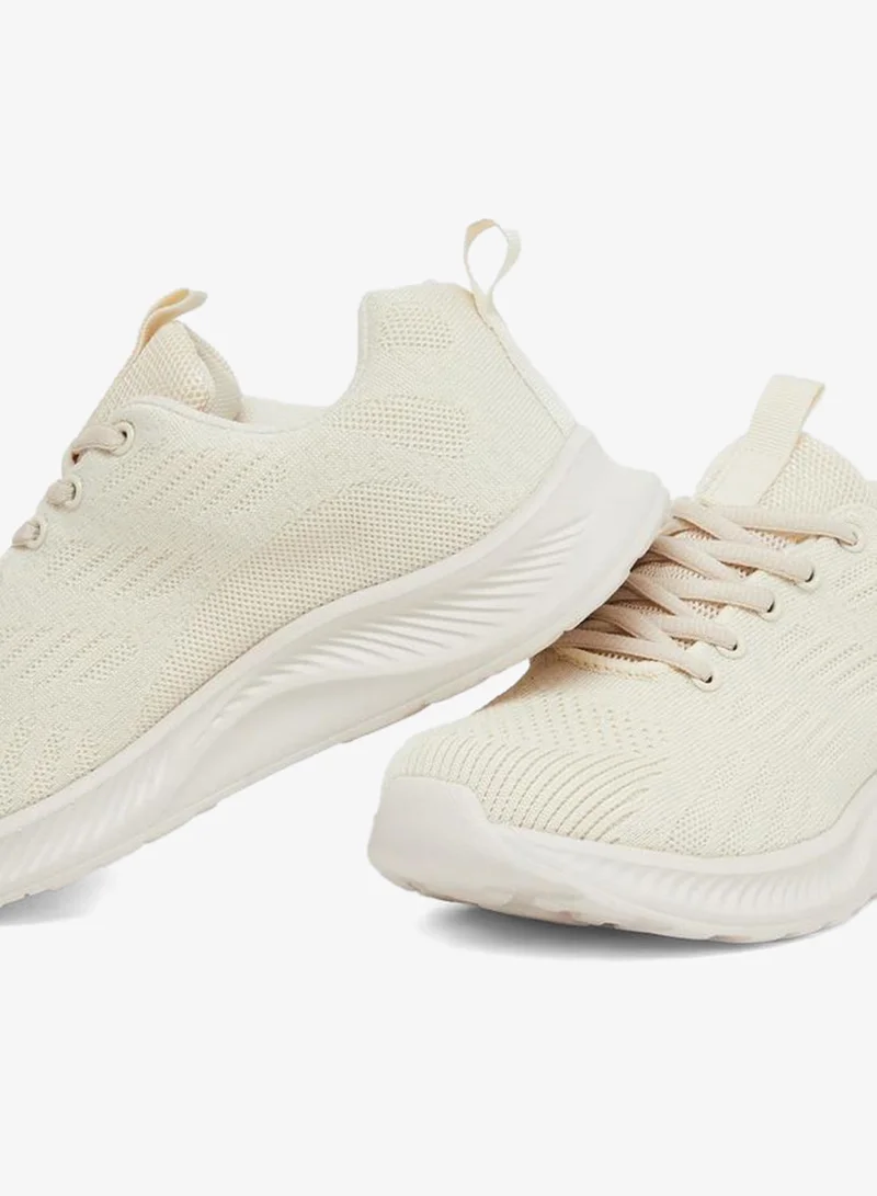 Styli  Knitted Lace Up Sneakers for Women | Best Price UAE