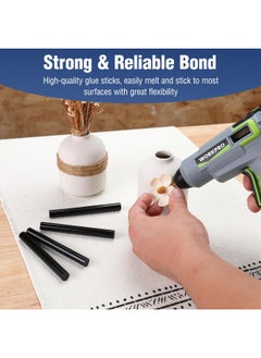 WORKPRO Hot Glue Sticks Full Size, 100-Pack Black Hot Melt Adhesive Glue Sticks For All-Temp Glue Guns, 0.43X4Inches, Multipurpose For Art Craft General Repairs, Home Decorations And Gluing Projects  - Image 5