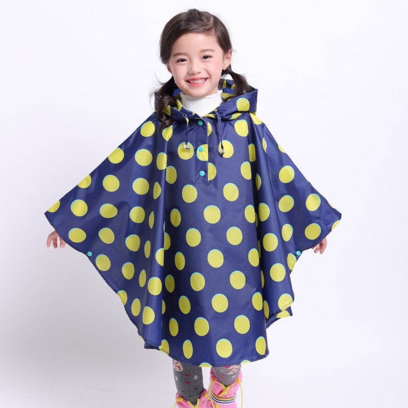 Children'S Printed Thin Cloak Raincoat Children Backpack Kindergarten Boys And Girls One-Piece Delivery - Image 1