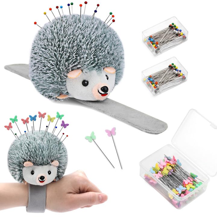 UzecPk Wrist Pins Cushions For Sewing  200Pcs Sewing Pins  Cute Pin Cushion Wrist Pin Cushion With Elastic Strap  Sewing Products Colored For Handicrafts Diy Sewing - Image 1