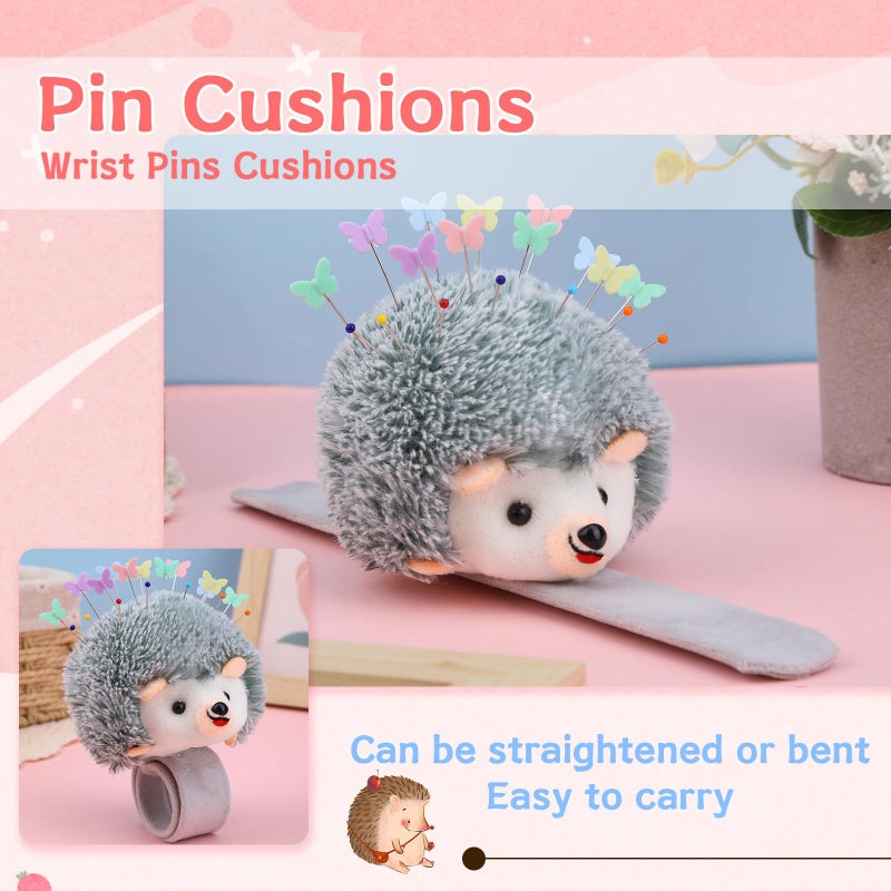 UzecPk Wrist Pins Cushions For Sewing  200Pcs Sewing Pins  Cute Pin Cushion Wrist Pin Cushion With Elastic Strap  Sewing Products Colored For Handicrafts Diy Sewing - Image 5