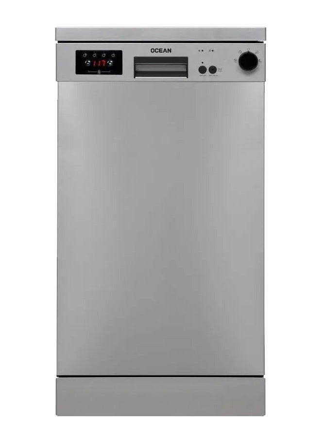 أوشن غسالة أطباق اوشن ، 10 افراد ، 5 برامج ، 45 سم ، شاشة ديجتال ، استانلس ستيل ، ODT454DVXB - Image 1