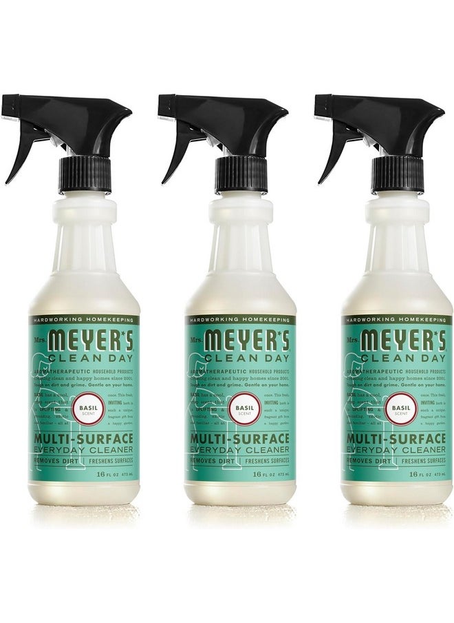 Mrs. Meyer's Clean Day MRS. MEYER'S CLEAN DAY All-Purpose Cleaner Spray, Basil, 16 fl. oz - Pack of 3  - Image 1
