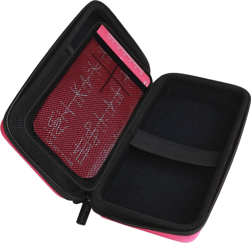 Guerrilla Hard Travel Case for TI-83 Plus, TI-84 Plus, TI-84 Plus Color Edition, TI-89 Titanium, TI-Nspire CX&CX CAS, HP50G Graphing Calculators + 's Essential Calculator Accessory Kit, Pink - Image 3