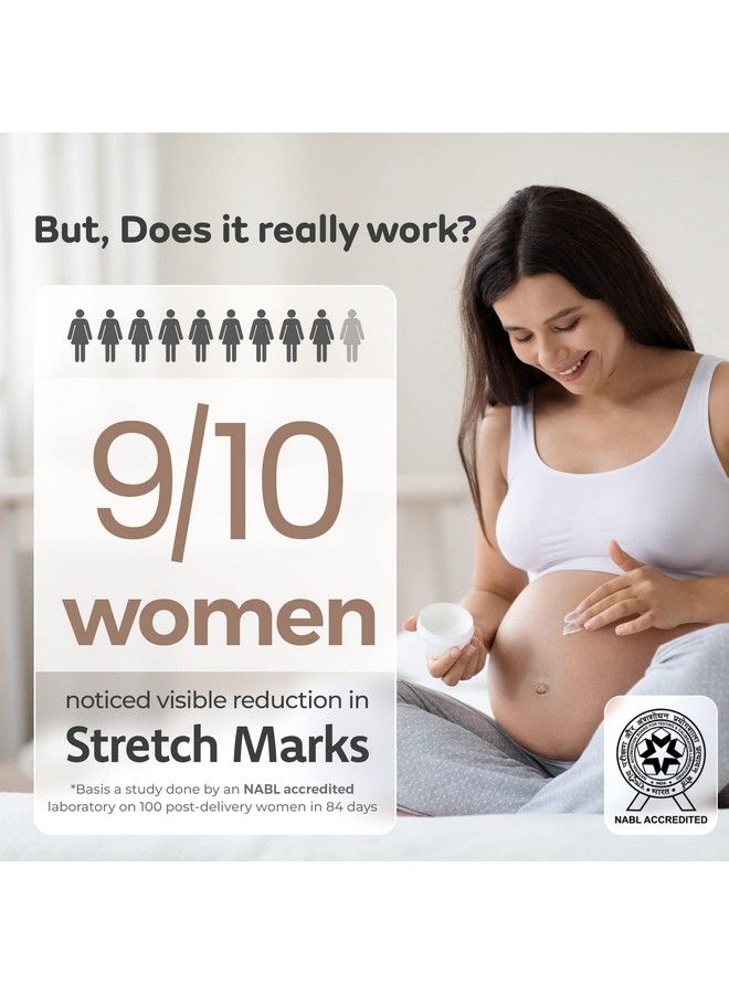 MYLO CARE Stretch Marks Cream For Pregnancy With The Goodness Of Shea Butter Saffron Kokum Butter And Aloe Vera Australia Certified Toxin Free No Mineral Oils 100Ml + 100Ml (Pack Of 2) - Image 5