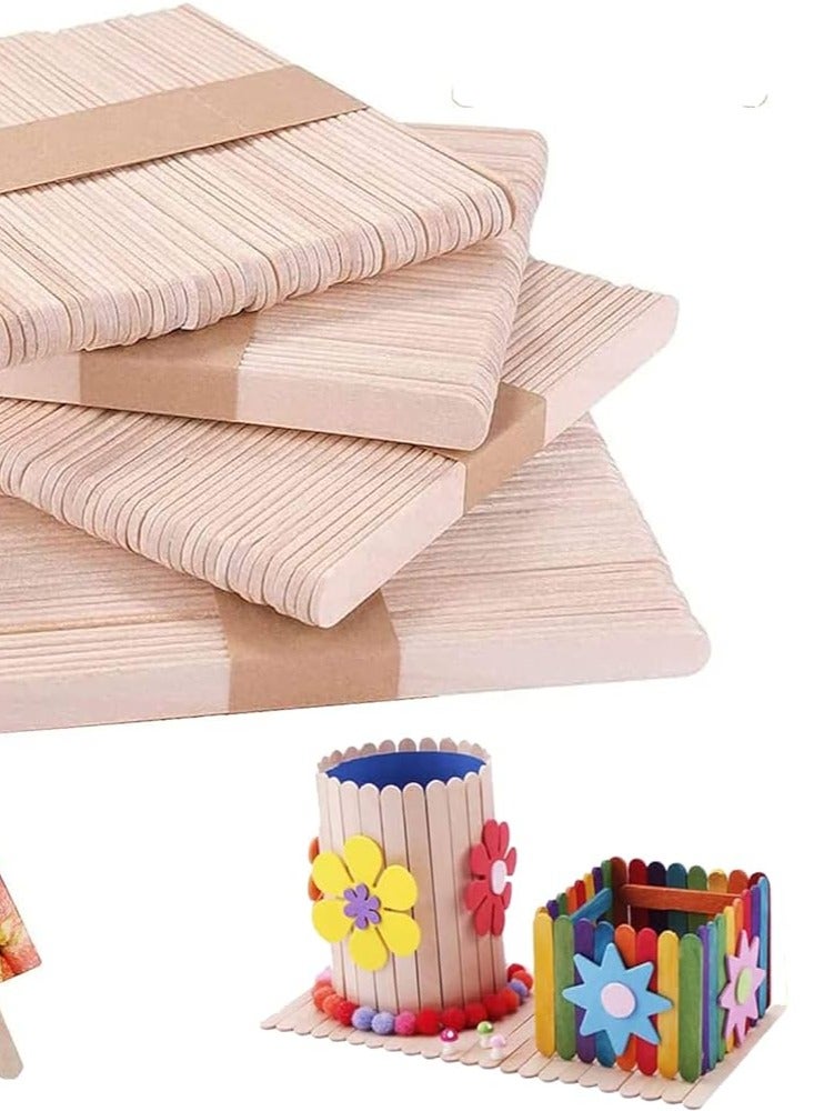 Generic Durable, multi-use wooden sticks, 150 pieces for waxing and hair removal, as well as for handicrafts and artistic works. Made of natural wood. Easy to use and suitable for children and adults.  - Image 4