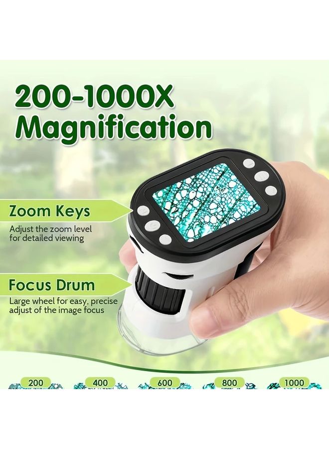 Xueyouma SD668 Intelligent 2.0 Inch LED Electron Microscope 1000X HD Portable - Image 2