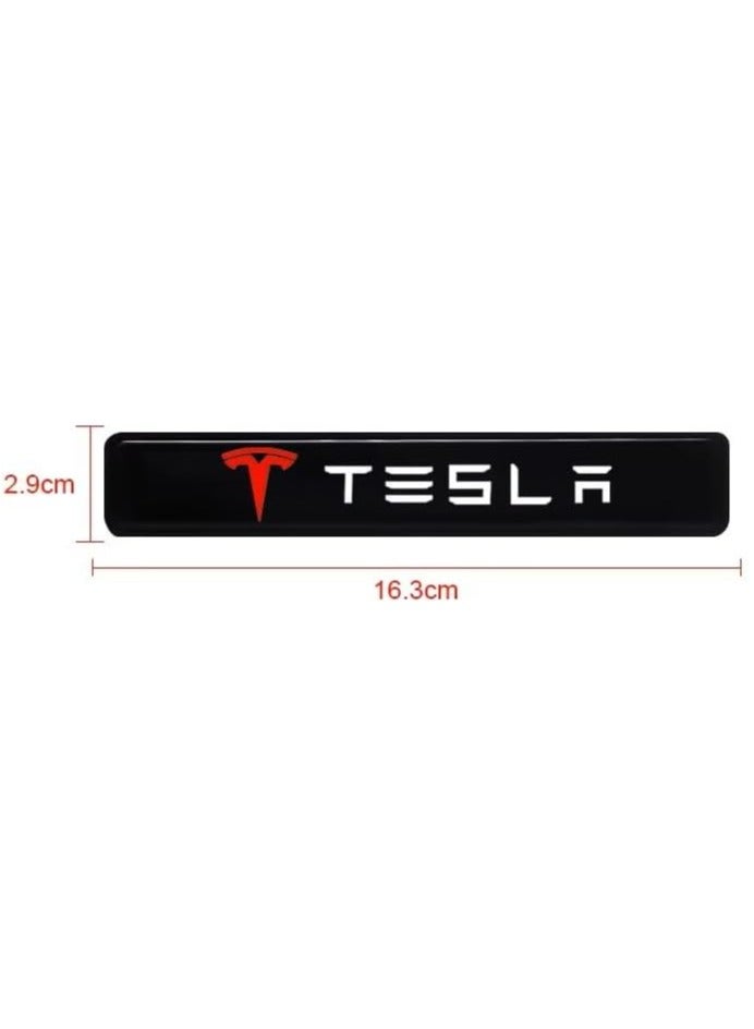 Vierex Car Front Hood Grille LED Emblem Light for Tesla Model 3 Model Y Model X Model S – Waterproof Decorative Logo Light, Front Grille Decal Badge with Dynamic Lighting Effect - Image 3