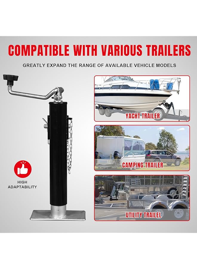 بيج ريد رافعة مقطورة دوارة قابلة للتركيب على الأنابيب، سعة 2000 رطل، Atr39003R - Image 4