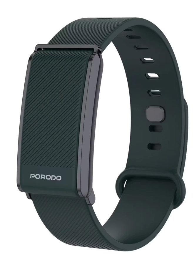 Porodo TrackFit Screenless Smart band Activity Fitness Tracker Green