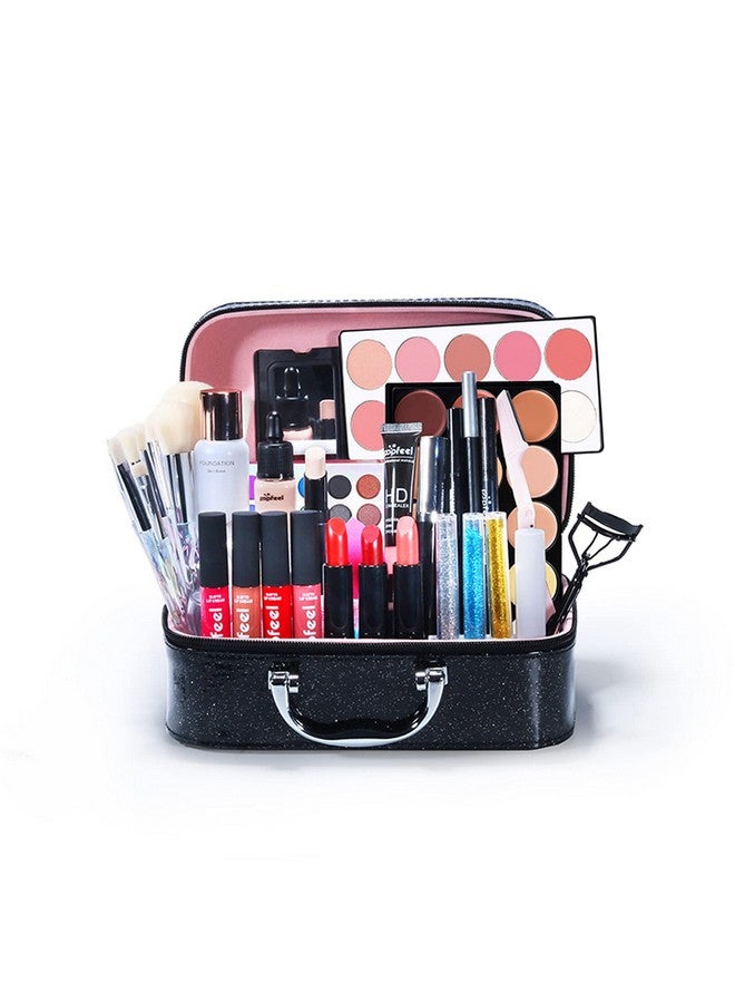 Joyeee All In One Makeup Gift Set Travel Makeup Kit Complete Starter Makeup Bundle Lipgloss Lipstick Concealer Blushes Powder Eyeshadow Palette Cosmetic Palette For Teen Girls & Adults17 - Image 5