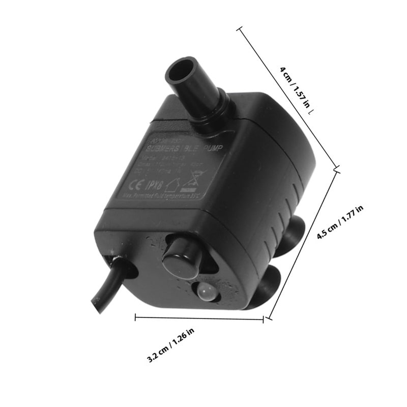 Mini Submersible Water Pump USB Powered for Aquarium Tabletop Fountain Quiet Energy Efficient - Image 3