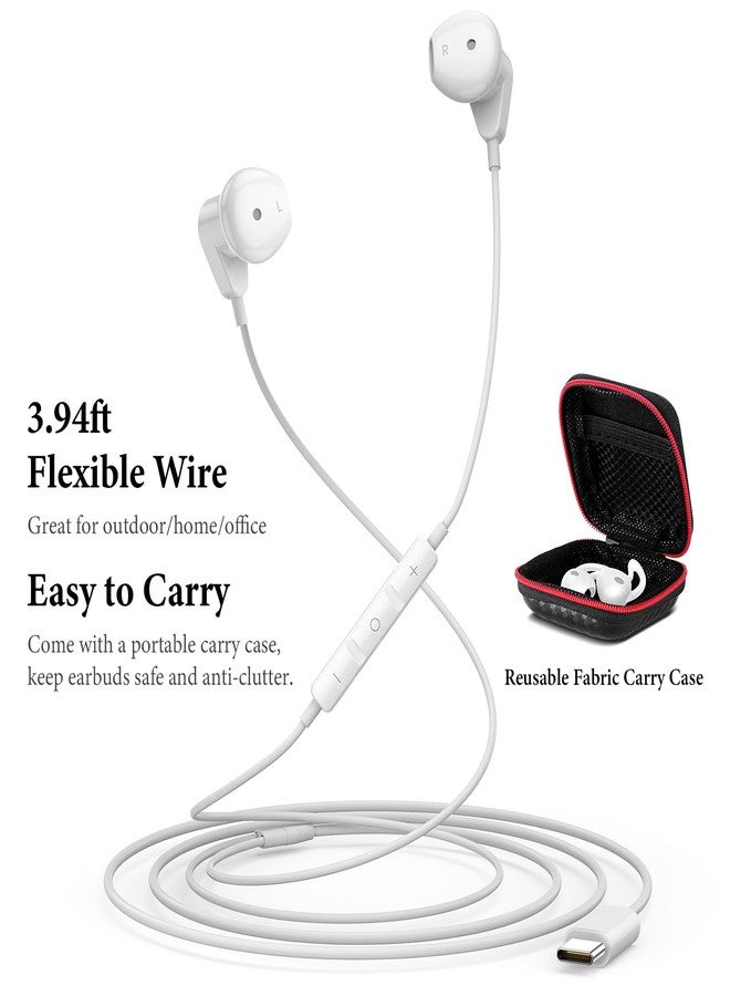 APETOO USB C Headphones for iPad Pro iPhone Air 17 16 15 Pro Max HiFi Stereo USB-C Wired Earbuds Microphone Volume Control Type C Earphone for Samsung S24 S23 Ultra S22 S21 Note20 Pixel 9 8 7 6 6a 5 OnePlus9 - Image 5