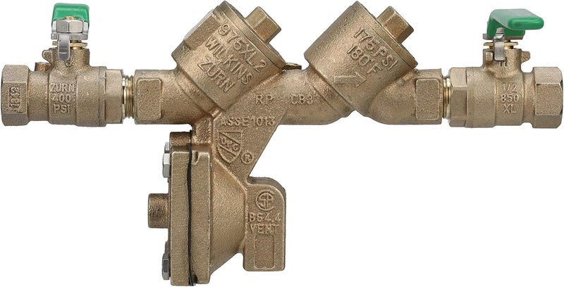 Zurn ويلكنز زورن 12-975XL2 1/2 بوصة مانع تدفق الضغط المنخفض خالي من الرصاص - Image 3