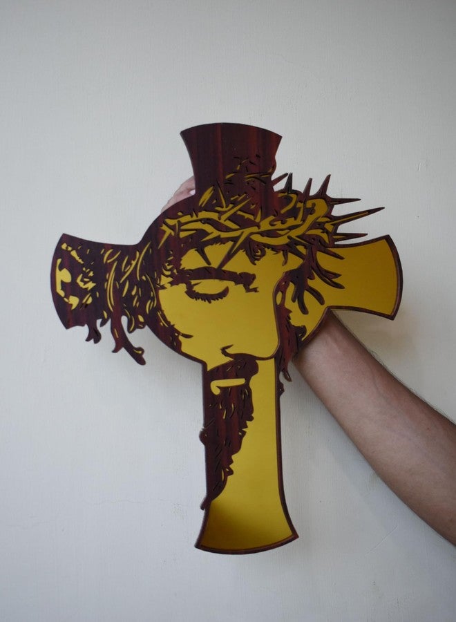 MeeCraft Wooden Holy Cross for Home, Church and Chapel. (Cross 5) - Image 4