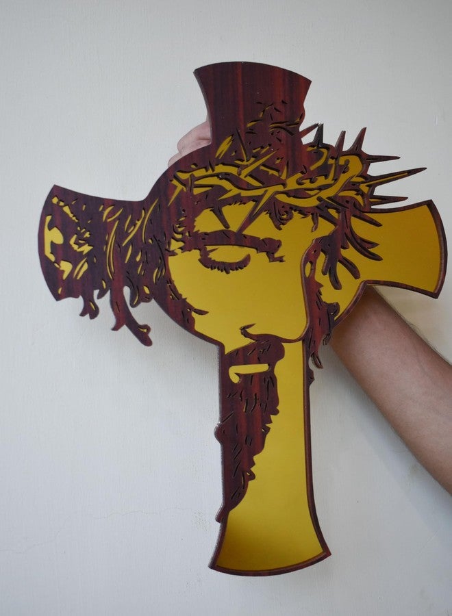 MeeCraft Wooden Holy Cross for Home, Church and Chapel. (Cross 5) - Image 2