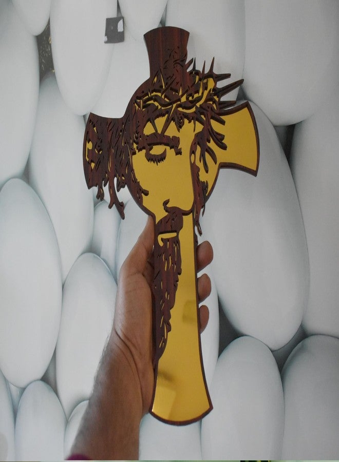 MeeCraft Wooden Holy Cross for Home, Church and Chapel. (Cross 5) - Image 3