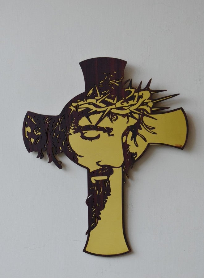 MeeCraft Wooden Holy Cross for Home, Church and Chapel. (Cross 5) - Image 1