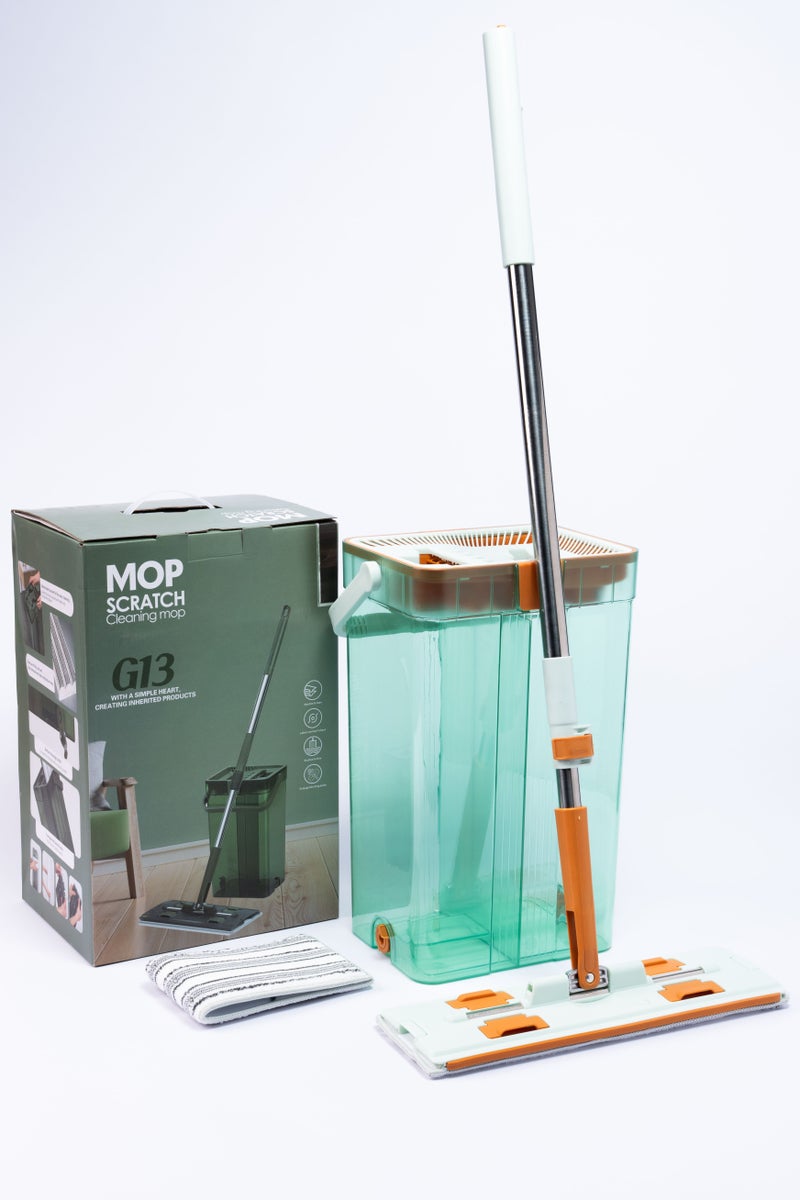 Mop Self-Squeezing Mop with Smart Bucket – Faster and Effortless Cleaning - Image 1