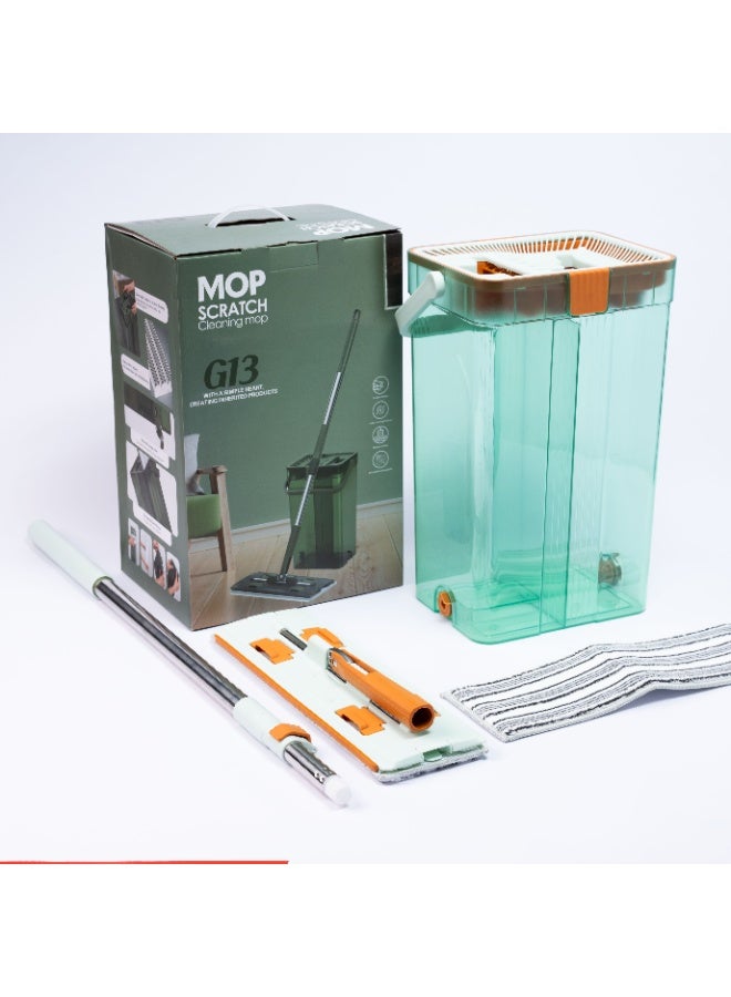 Mop Self-Squeezing Mop with Smart Bucket – Faster and Effortless Cleaning - Image 3
