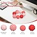 Kizcmvre Silicone Magnetic Fidget Balls 8Pcs Sensory Magnetic Silicone Balls Desk Toy for Stress Relief and ADHD AnxietySilent Magnet with Textured Surface for Teens and Adults Pink - Image 4