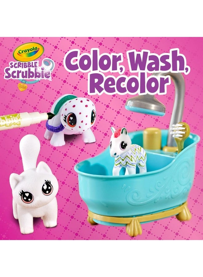 Crayola Scribble Scrubbie Pets Mega Set (25+ pcs), Reusable Pet Care Toy, Toys for Girls & Boys, Gift for Kids, Ages 3, 4, 5 - Image 5