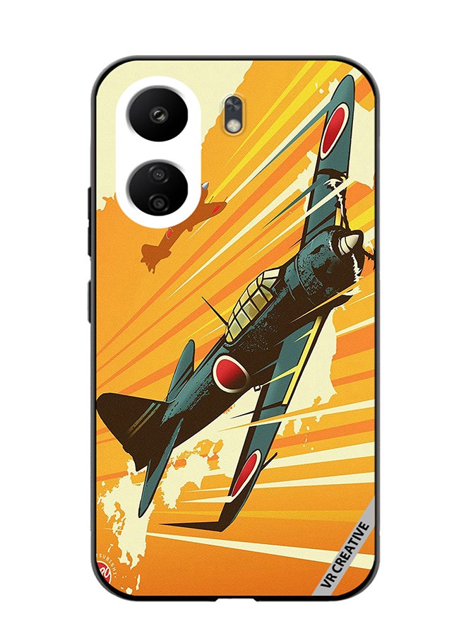 VR CREATIVE Protective Case Cover For Xiaomi Redmi 13C Helicopter Design Multicolour - Image 1