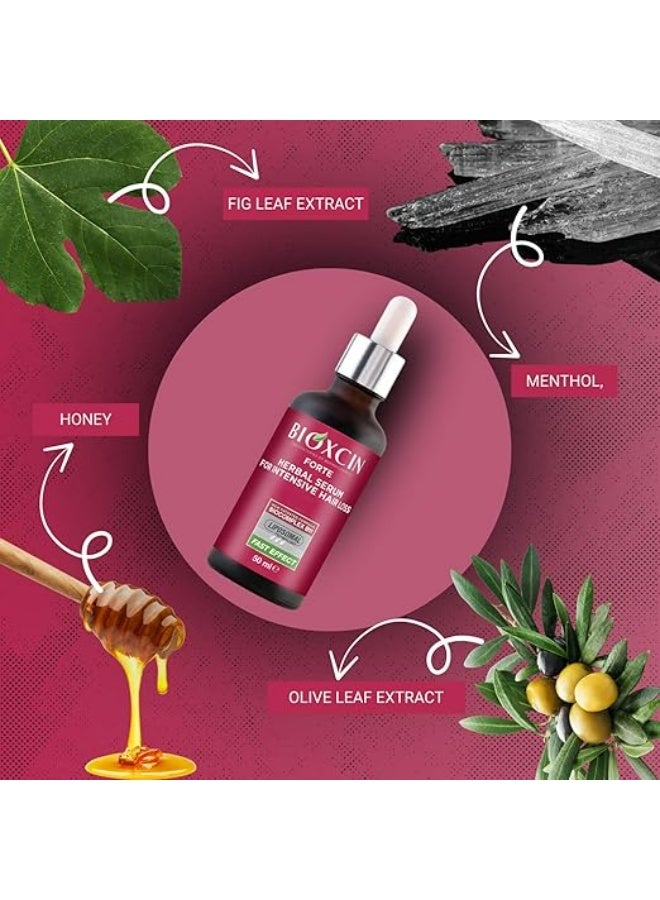 BIOXCIN FORTE HERBAL SERUM FOR INTENSIVE HAIR LOSS 50ML X 3 PCS - Image 2
