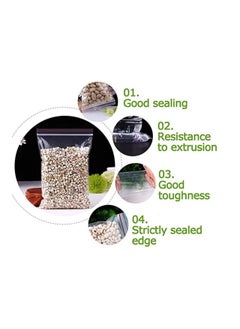 Y&D Seal Bags Clear Plastic Bags, SYOSI 100 Pcs Resealable Poly Storage Pouch for Kitchen Jewellery Craft Beads Small Cookies Sweets  - Image 3