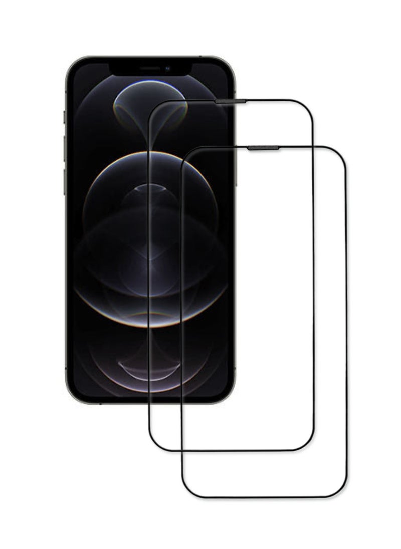ACLIX 2 Pieces Antistatic ESD Dustproof Premium Quality High Definition Tempered Glass Screen Protector Designed For  iPhone 12 Pro Max - Image 1