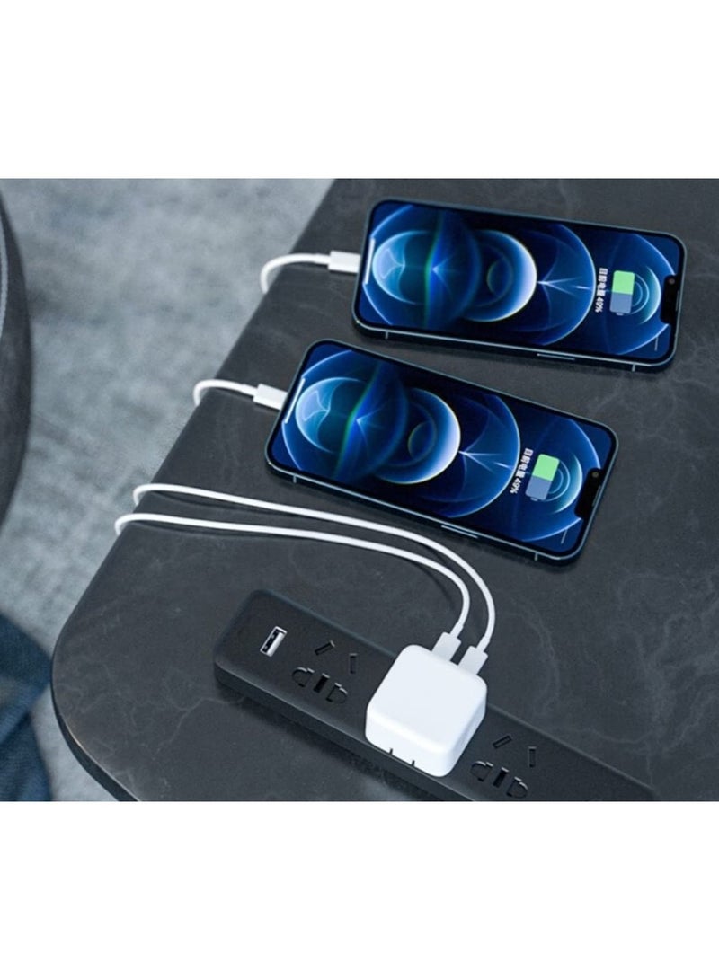 general 35W Dual Ports Fast Charging USB-C+C Power Adapter For Mobile iPhone 13 14 Series - Image 2