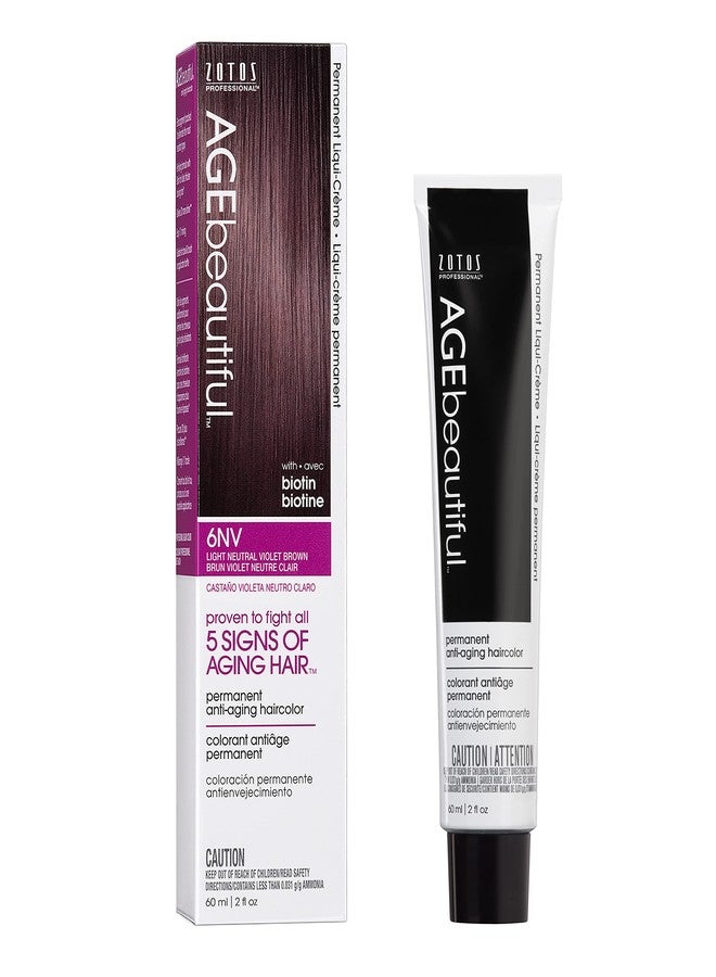 AGE beautiful Liqui-Creme 6Nv Light Neutral Violet Brown, 2-Ounce - Image 1