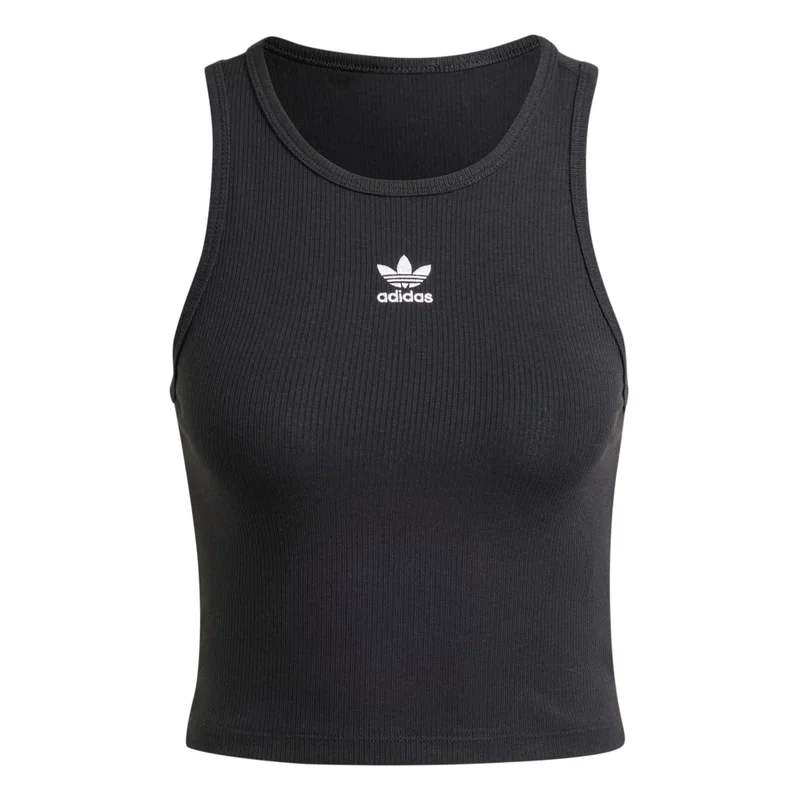 adidas Originals ESS RIB TANK Black Originals Women TOPS