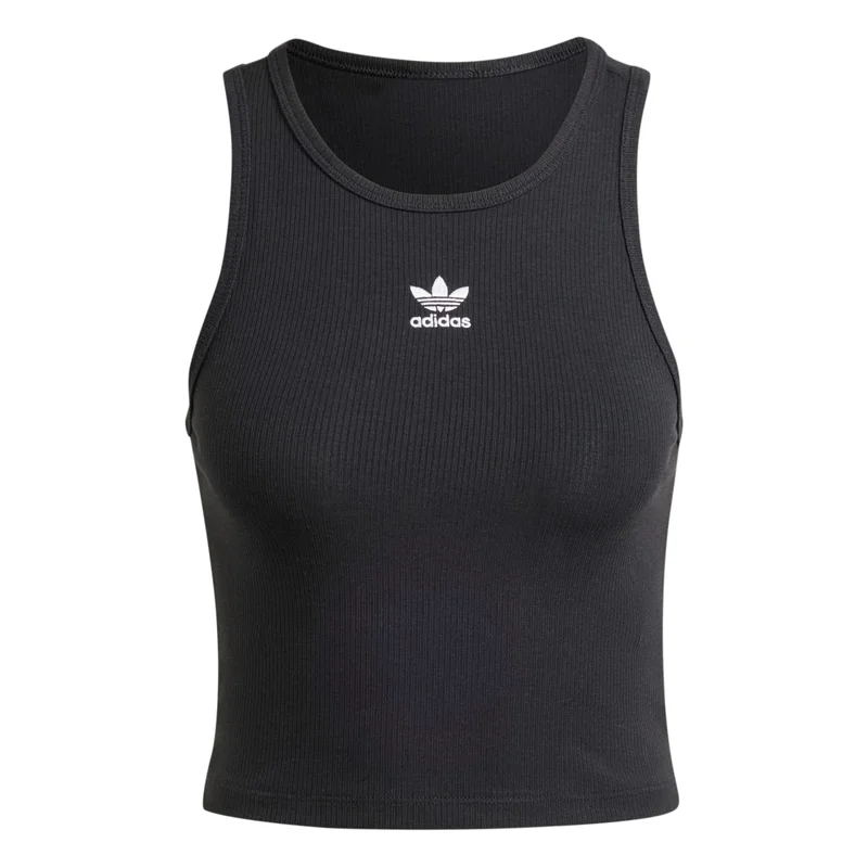 adidas Originals ESS RIB TANK Black Originals Women TOPS