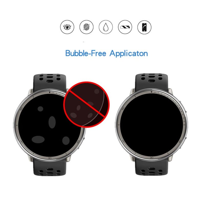 MIHENCE Screen Protector Compatible for Amazfit Active 2 Round Smartwatch, TPU HD Protective Film (6 PCS) - Image 4