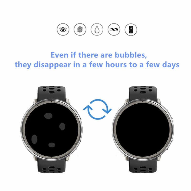 MIHENCE Screen Protector Compatible for Amazfit Active 2 Round Smartwatch, TPU HD Protective Film (6 PCS) - Image 2